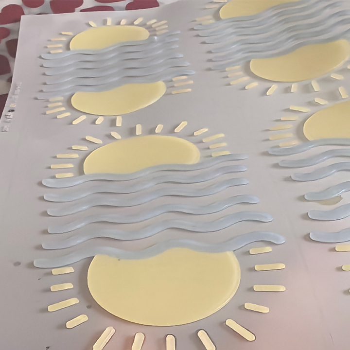 silicone heat transfer label