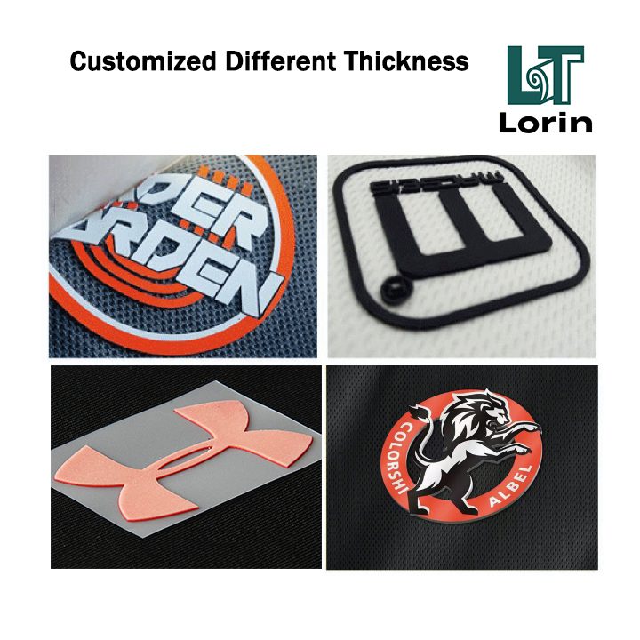 Custom 3D silicone transfers