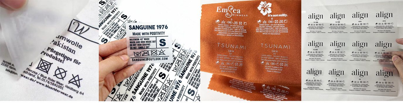 Iron on Tagless Label